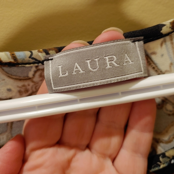 Laura Paisley Multi Coloured Sleeveless Dress - Picture 4 of 5